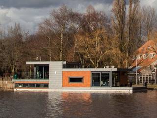 drijvende woning amsteldijk, aquatecture aquatecture Maisons modernes