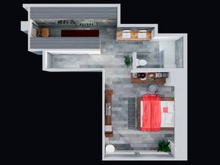 Remodelación de habitación con vestidor., Soy Arquitectura Soy Arquitectura Спальня