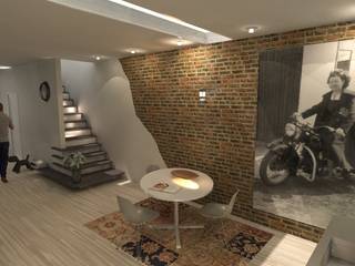 Klein en royaal wonen, Tektor interieur & architectuur Tektor interieur & architectuur オリジナルデザインの ダイニング