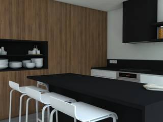 Maison Neuve, MARTIN Intérieur MARTIN Intérieur Modern style kitchen