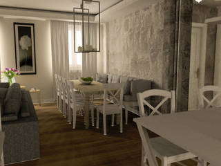 Residenza in Puglia, Architetto Anna Palucci Architetto Anna Palucci Mediterranean style dining room Wood Wood effect