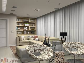 Apto Central Park Prime, LAM Arquitetura | Interiores LAM Arquitetura | Interiores Modern living room