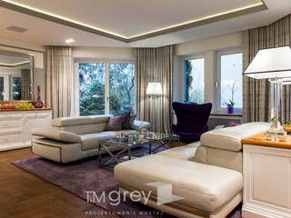 300m2 of classic elegance., TiM Grey Interior Design TiM Grey Interior Design غرفة المعيشة