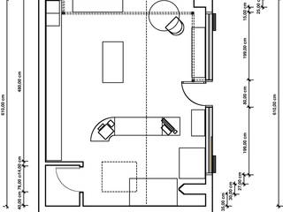 PROYECTO Y DISEÑO DE COPISTERIA, Raquel Rodriguez Raquel Rodriguez Modern Study Room and Home Office