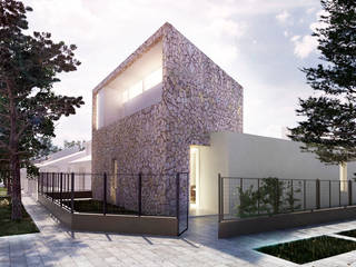 VIVIENDA UNIFAMILIAR EN CIPOLETTI, CCMP Arquitectura CCMP Arquitectura Дома в стиле минимализм