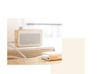 Wooden wireless speaker, mochi mochi