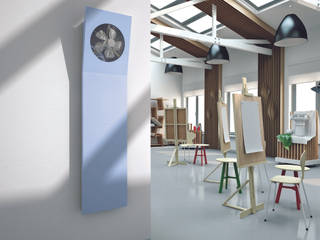 Aria design Franca Lucarelli - Bruna Rapisarda, SCIROCCO H SCIROCCO H Industrial style study/office Iron/Steel