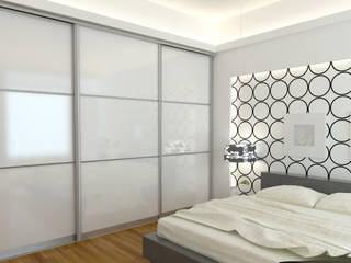 Sliding doors, Bravo London Ltd Bravo London Ltd غرفة نوم