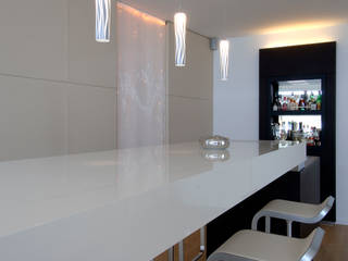 Erweiterung, Anbau Villa - Bar Essen Lounge | Innenarchitektur Egg and Dart München, Egg and Dart Corporation GmbH & Co.KG | München Egg and Dart Corporation GmbH & Co.KG | München Cocinas de estilo moderno