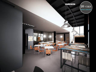 RESTAURANTE 20CIEN BISTRÓ QUERÉTARO, ARQUITECTURA SOSTENIBLE ARQUITECTURA SOSTENIBLE Espacios comerciales