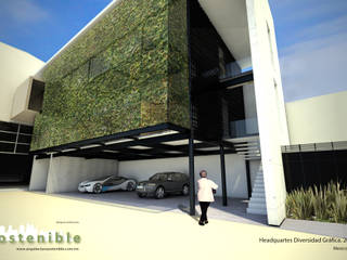 HEADQUARTES DIVERSIDAD GRÁFICA, ARQUITECTURA SOSTENIBLE ARQUITECTURA SOSTENIBLE Commercial spaces