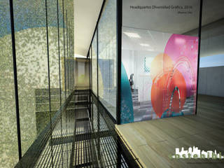 HEADQUARTES DIVERSIDAD GRÁFICA, ARQUITECTURA SOSTENIBLE ARQUITECTURA SOSTENIBLE Commercial spaces