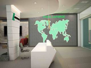 Lafarge Showroom, Iraq, Schaffen Amenities Private Limited Schaffen Amenities Private Limited Espacios comerciales