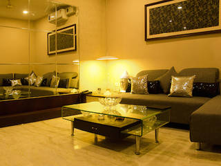 Suryanagar Residence, Bhubaneswar, Schaffen Amenities Private Limited Schaffen Amenities Private Limited Modern living room