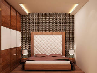 Kharvelanagar House, Bhubaneswar, Schaffen Amenities Private Limited Schaffen Amenities Private Limited Kamar Tidur Modern