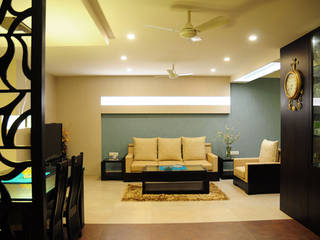 Forest Park Residence, Bhubaneswar, Schaffen Amenities Private Limited Schaffen Amenities Private Limited Modern living room