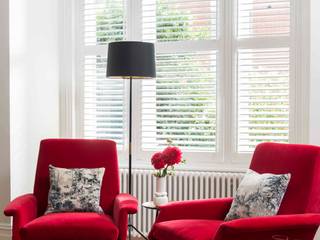 'Designed for living' - Whitehall Park Residential, SWM Interiors & Sourcing Ltd SWM Interiors & Sourcing Ltd Modern living room Cotton Red