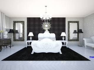 Bedroom in art-deco style, "Design studio S-8" 'Design studio S-8' Classic style bedroom