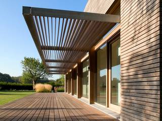 Woonhuis P, WillemsenU WillemsenU Modern Terrace Wood Wood effect