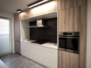 FLAT 3, Luxon Modern Design Łukasz Szadujko Luxon Modern Design Łukasz Szadujko Eclectic style kitchen