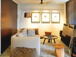 Apartment at Bukit Ho Swee, Quen Architects Quen Architects Asian style living room