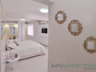 Quarto de Luxo, Kely Kleinschmidt Interiores Kely Kleinschmidt Interiores 클래식스타일 침실 MDF