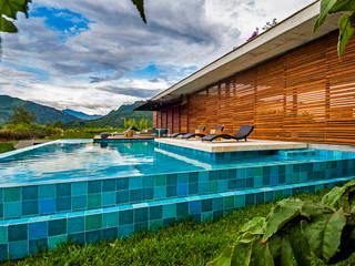 Casa 7A, Arquitectura en Estudio Arquitectura en Estudio Casas modernas Madeira Acabamento em madeira