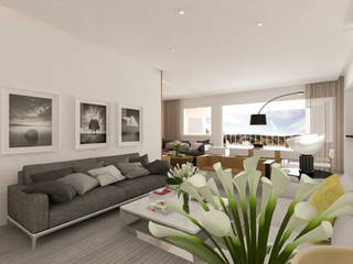 Projeto em Santana, Mario Catani - Arquitetura e Decoração Mario Catani - Arquitetura e Decoração Living room Grey