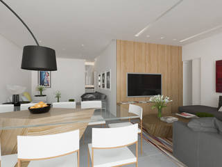 Projeto em Santana, Mario Catani - Arquitetura e Decoração Mario Catani - Arquitetura e Decoração Minimalist dining room