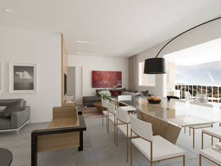 Projeto em Santana, Mario Catani - Arquitetura e Decoração Mario Catani - Arquitetura e Decoração Living roomStools & chairs
