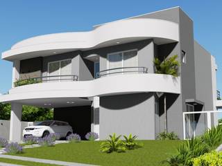 Projeto Arquitetura Residencial ST19, arquiteto bignotto arquiteto bignotto Casas modernas