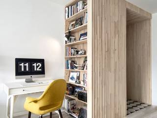 Интерьер AV, INT2architecture INT2architecture Skandinavische Arbeitszimmer Weiß