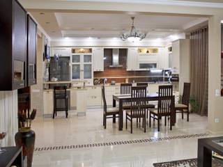 Реализация проекта квартиры в традиционном стиле, blackcat design blackcat design غرفة السفرة