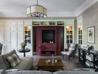 Apartment-in-Moscow-5, Petr Kozeykin Designs LLC, "PS Pierreswatch" Petr Kozeykin Designs LLC, 'PS Pierreswatch' Living room Wood Wood effect