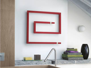 Snake design Franca Lucarelli - Bruna Rapisarda, SCIROCCO H SCIROCCO H Minimalist house Iron/Steel Red