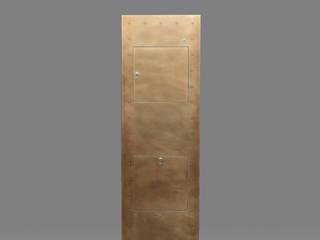 Tombak-Briefkasten, Metall & Gestaltung Dipl. Designer (FH) Peter Schmitz Metall & Gestaltung Dipl. Designer (FH) Peter Schmitz Modern style doors