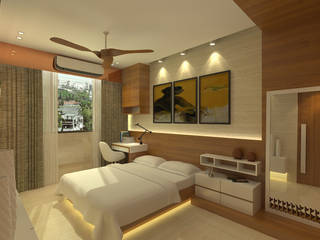 Modern Residence, Mah-Dee group Mah-Dee group Modern style bedroom