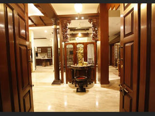 Srinivas house in Bangalore , montimers montimers Classic style corridor, hallway and stairs