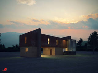 Casa sul Panaro, Studio Pinelli Architetti Studio Pinelli Architetti Modern houses