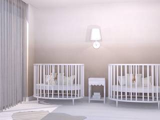 Twin Bedroom Project, Santiago | Interior Design Studio Santiago | Interior Design Studio Nursery/kid’s room