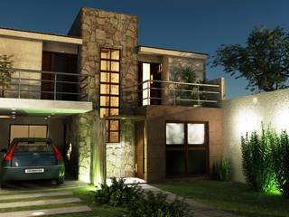 Proyecto de Remodelación y cambio de fachada, Valy Valy Modern houses اینٹوں