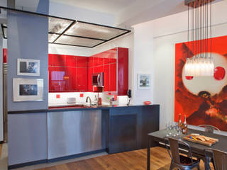 John Street Loft, Eisner Design Eisner Design Modern Dining Room