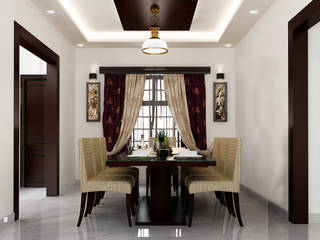 Interior for Mr.Jaisingh, Karigar Kreation Architects Karigar Kreation Architects Comedores modernos