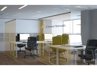 CROWE HORWATH INTERNATIONAL, İZARC MİMARLIK İZARC MİMARLIK مساحات تجارية زجاج