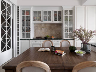| L&C 住宅 |, 賀澤室內設計 HOZO_interior_design 賀澤室內設計 HOZO_interior_design Eclectic style kitchen