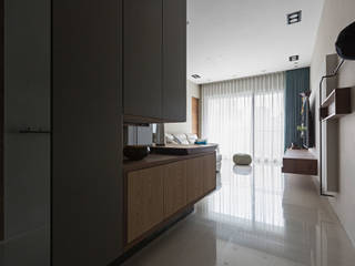 | Mr. coriander's home |, 賀澤室內設計 HOZO_interior_design 賀澤室內設計 HOZO_interior_design 現代風玄關、走廊與階梯
