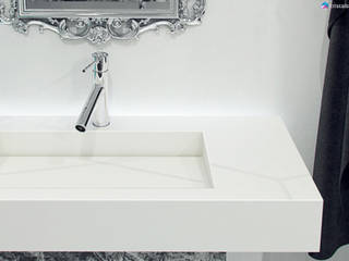 Nowoczesna łazienka w Londynie, Cristalstone Cristalstone Baños de estilo moderno