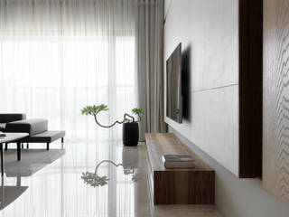 ​l 河岸邊邊 l, 賀澤室內設計 HOZO_interior_design 賀澤室內設計 HOZO_interior_design Modern Living Room