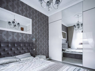 Mieszarnie na Woli, R-design pracownia architektoniczna R-design pracownia architektoniczna Modern style bedroom Purple/Violet