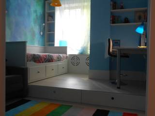 Квартира в ЖК Рублевский, AG design AG design Phòng trẻ em phong cách tối giản